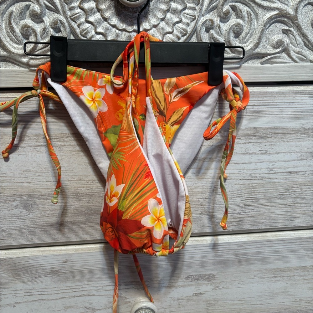 Women’s Orange Floral Bikini